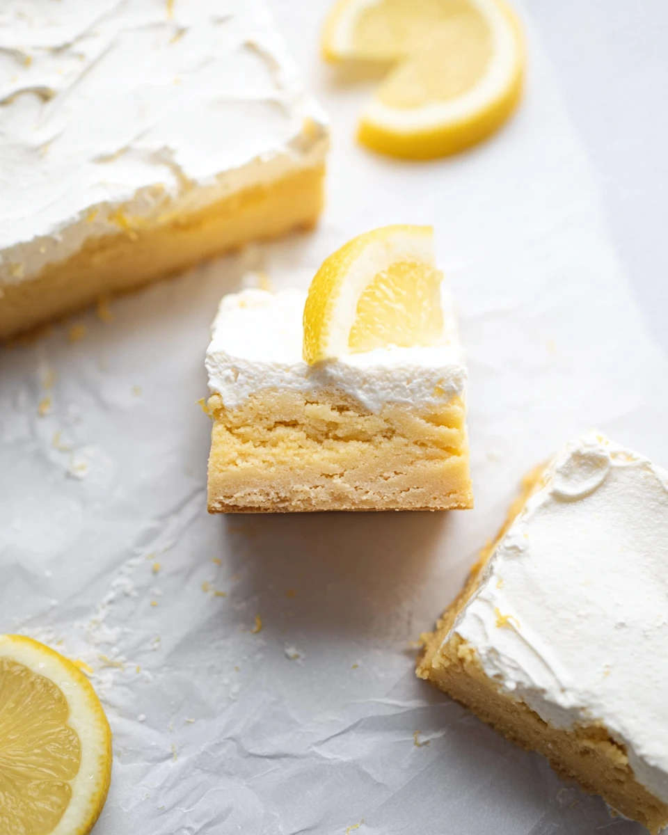 Frosted Lemon Brownies