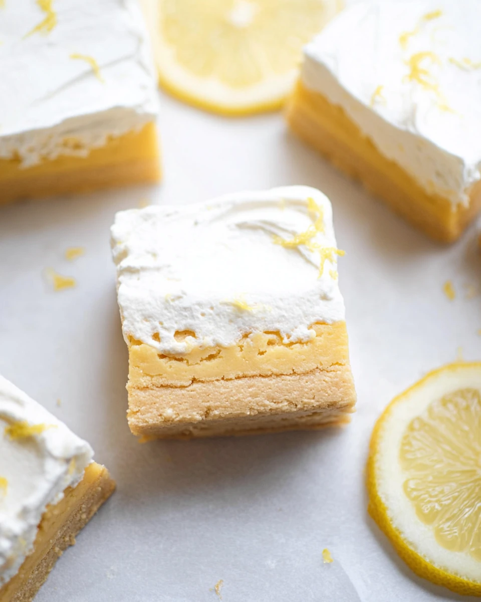 Frosted Lemon Brownies