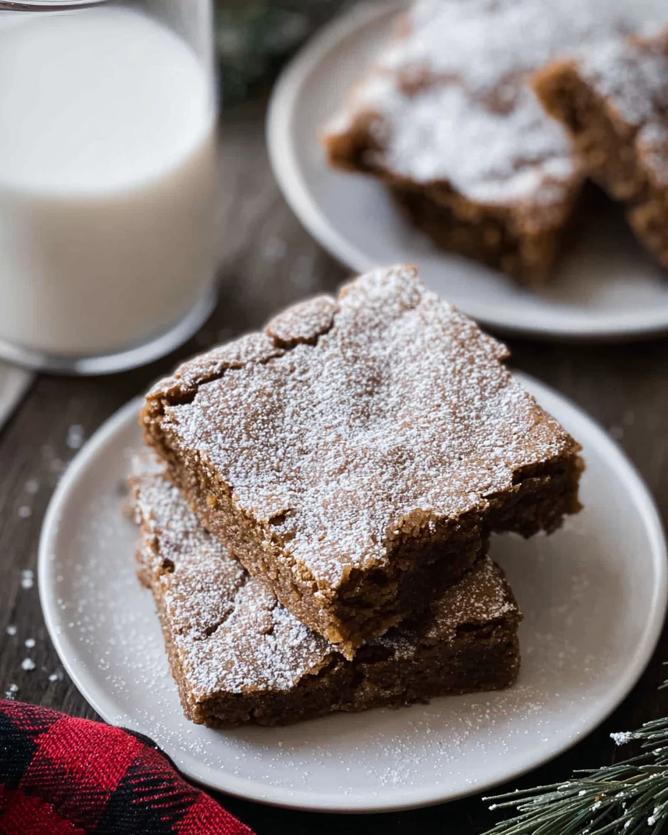 Gingerbread Brownies