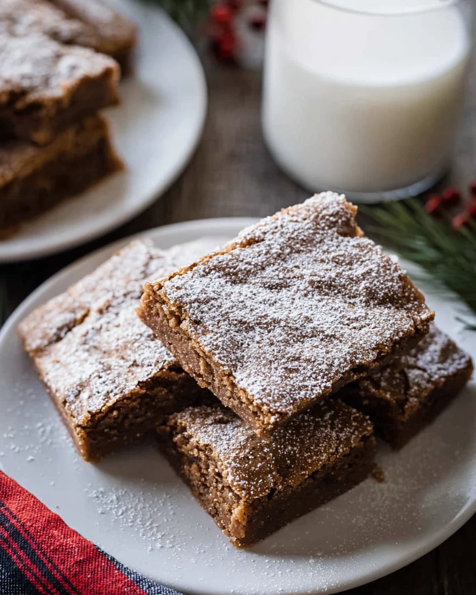 Gingerbread Brownies