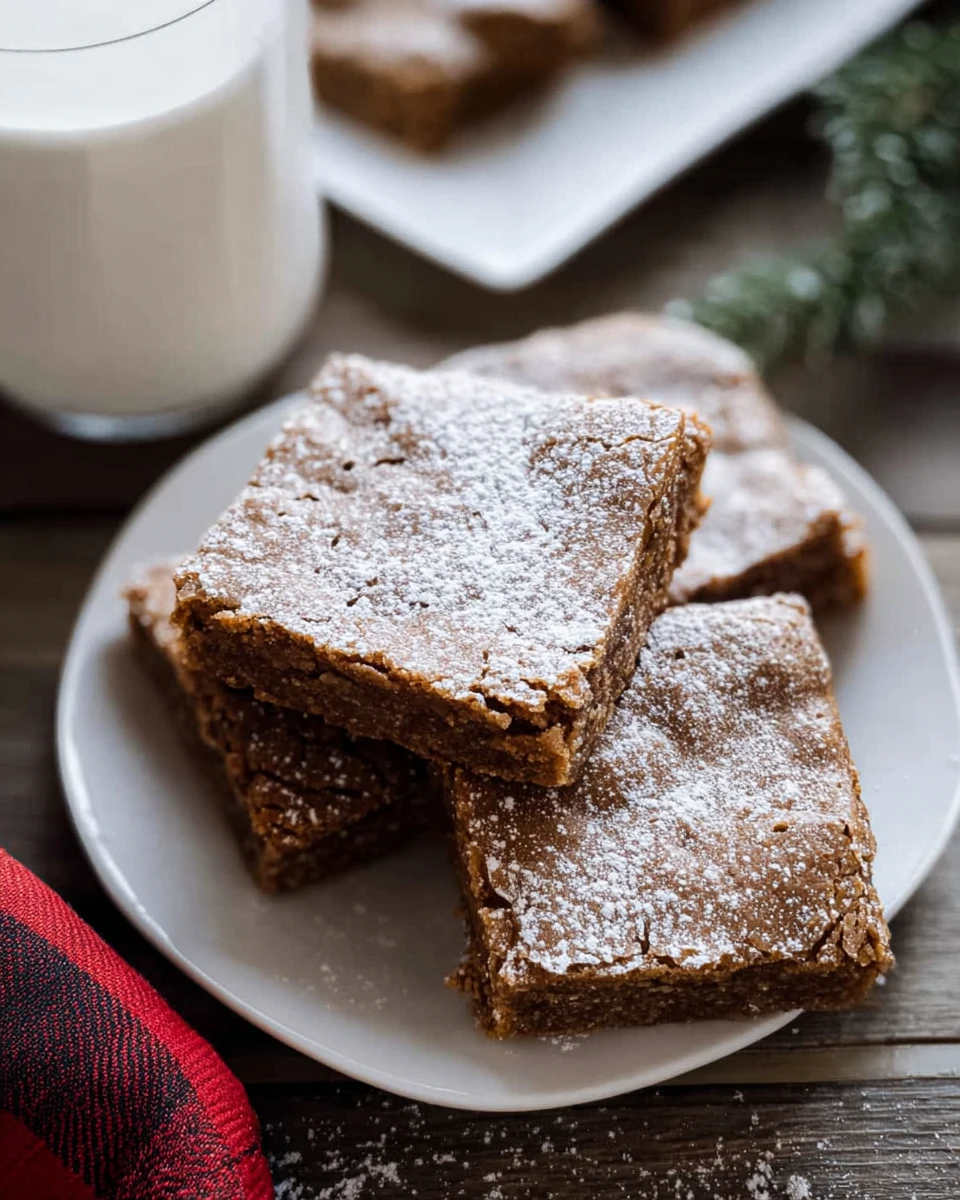 Gingerbread Brownies