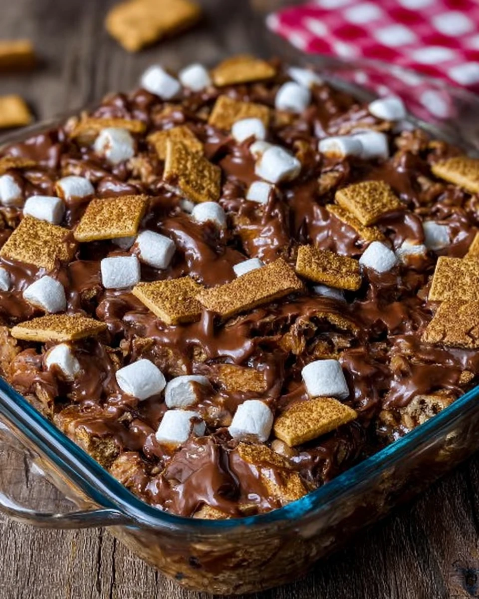 Golden Grahams S’mores Bars