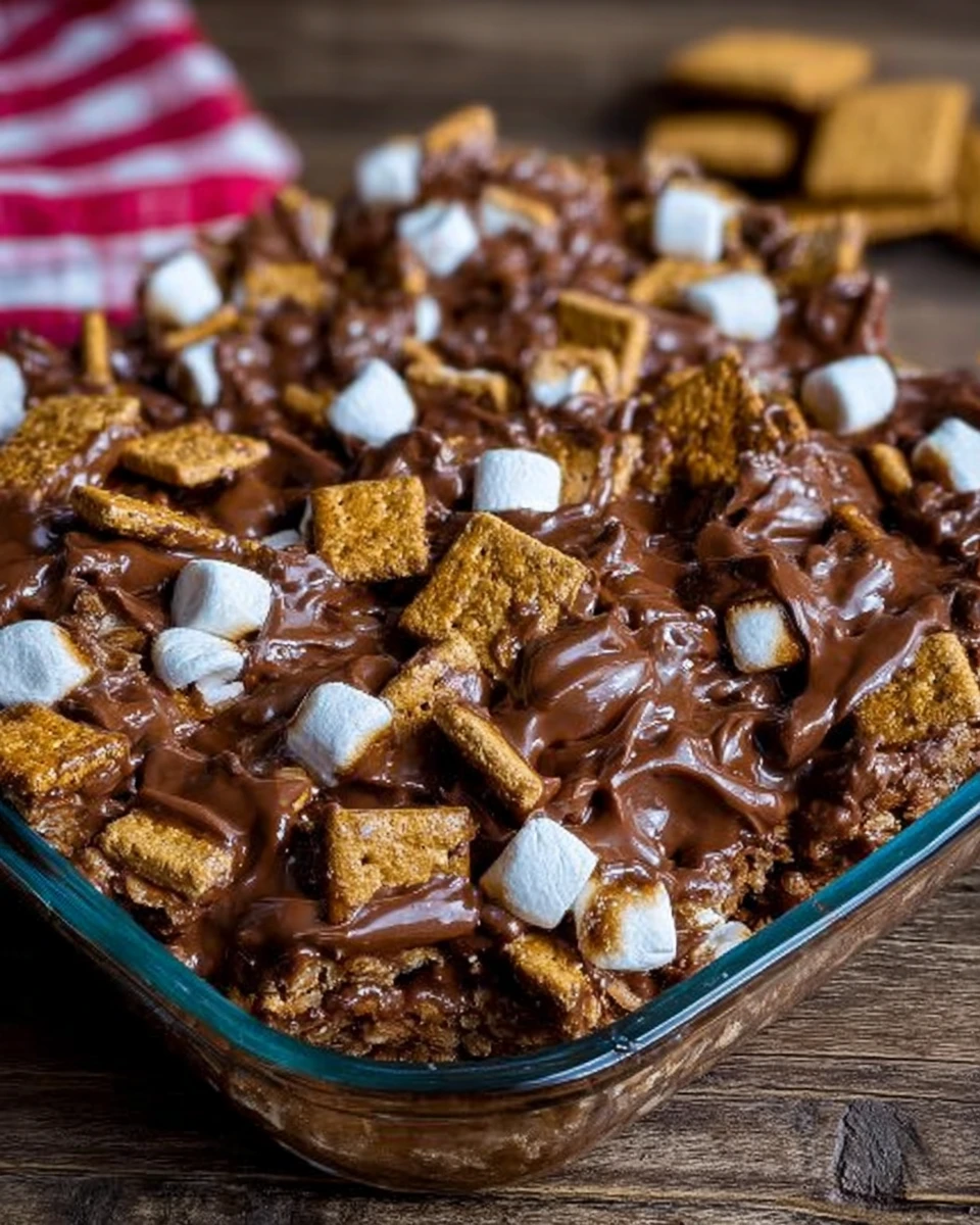 Golden Grahams S’mores Bars
