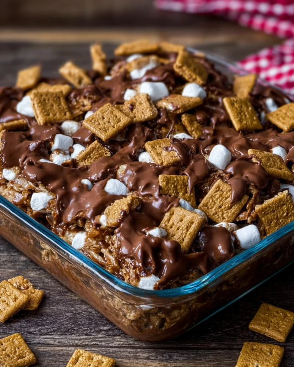 Golden Grahams S’mores Bars