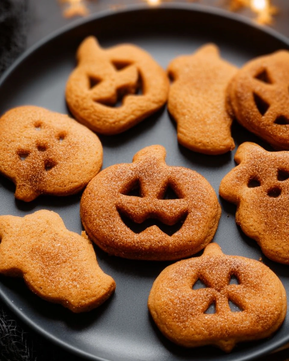 Halloween Pumpkin Spice Cookies