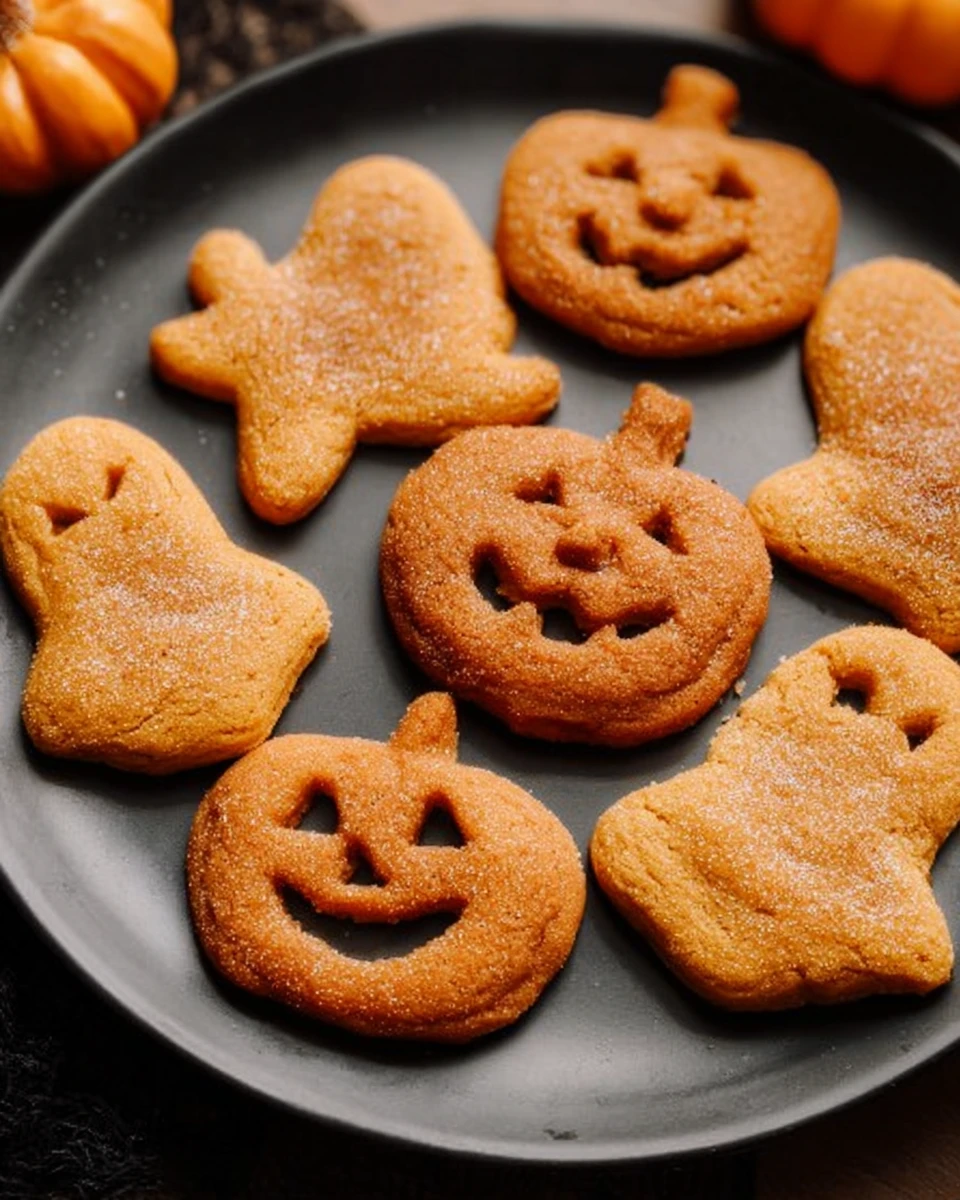 Halloween Pumpkin Spice Cookies
