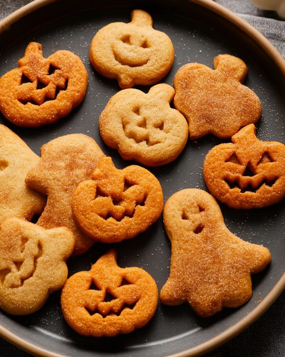 Halloween Pumpkin Spice Cookies