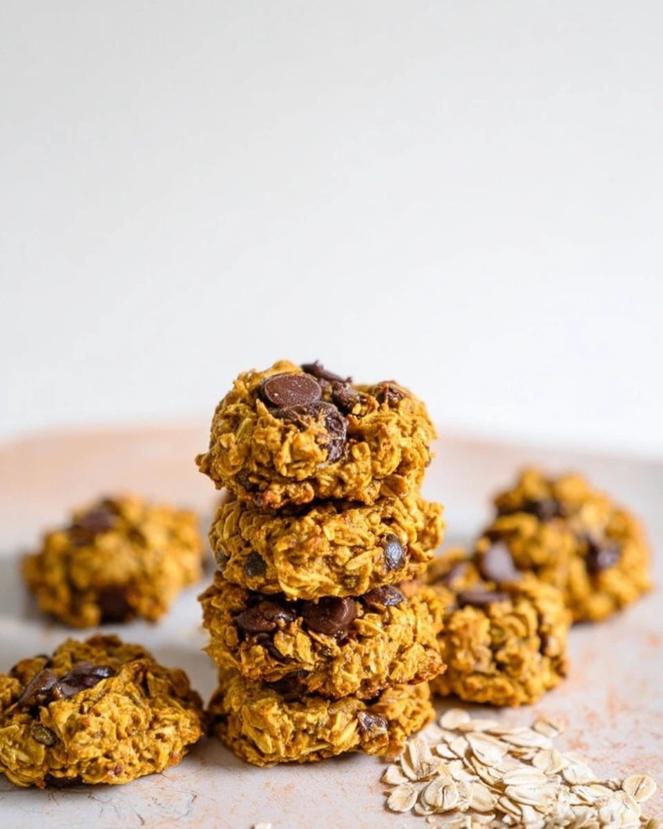 Healthy Pumpkin Oat Cookies