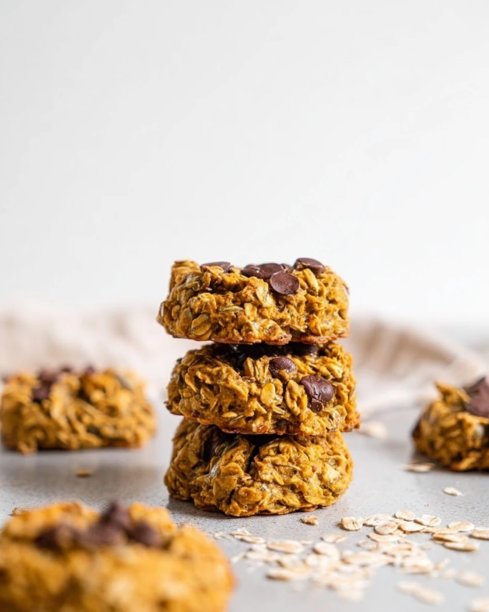 Healthy Pumpkin Oat Cookies