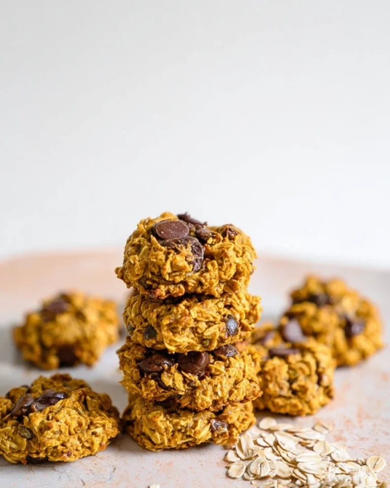 Healthy Pumpkin Oat Cookies