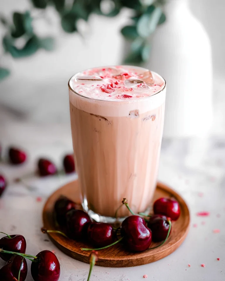 Iced Cherry Chai