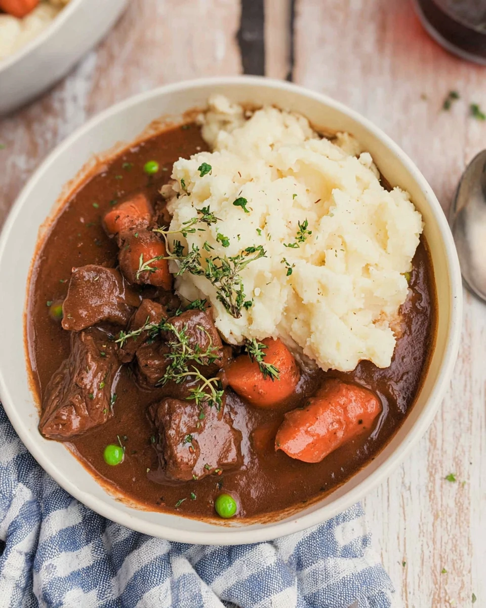 Irish Stew With Mashed Potatoes