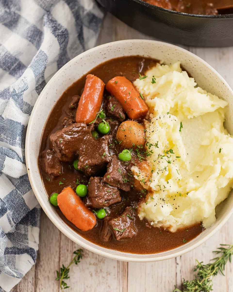 Irish Stew With Mashed Potatoes
