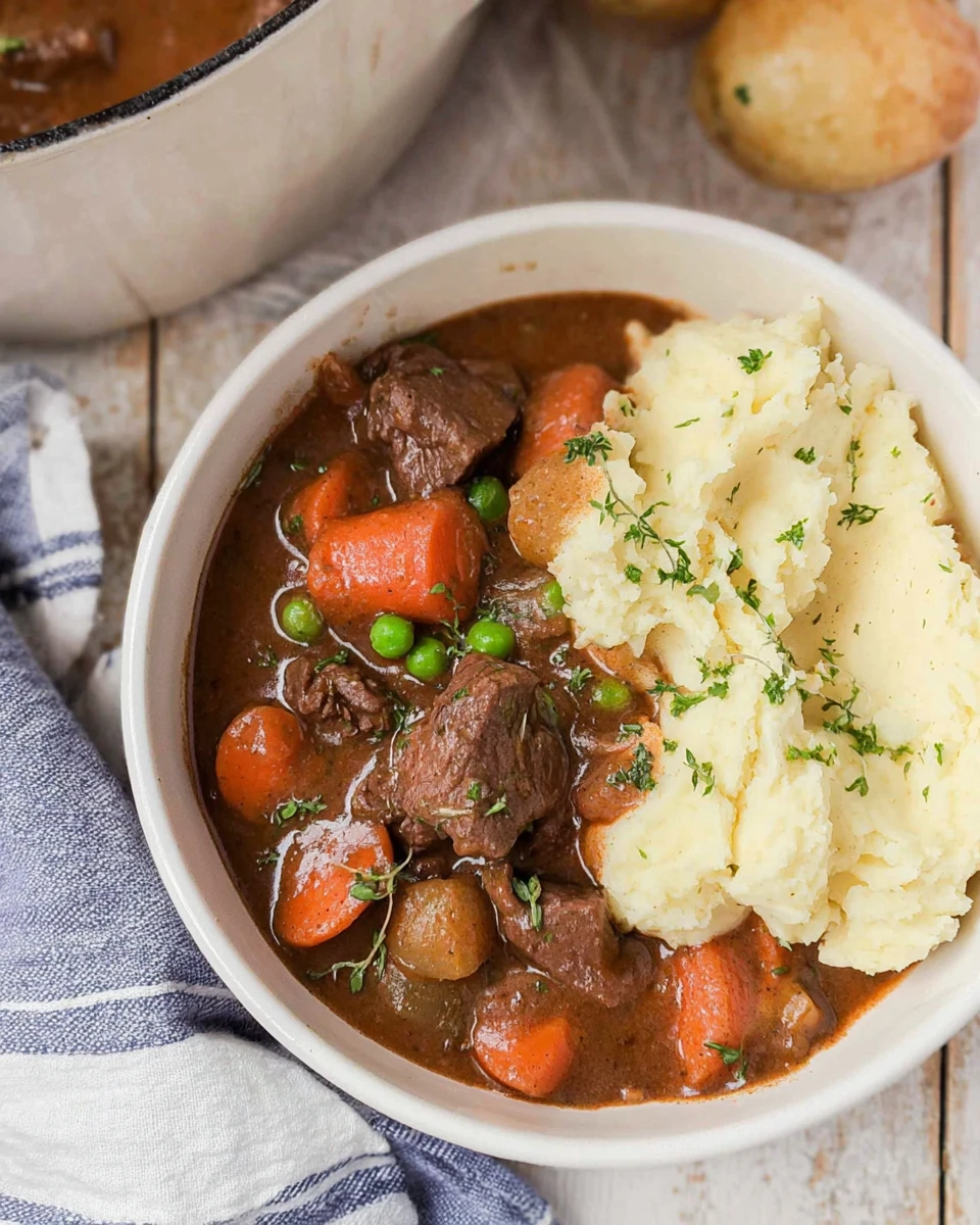Irish Stew With Mashed Potatoes