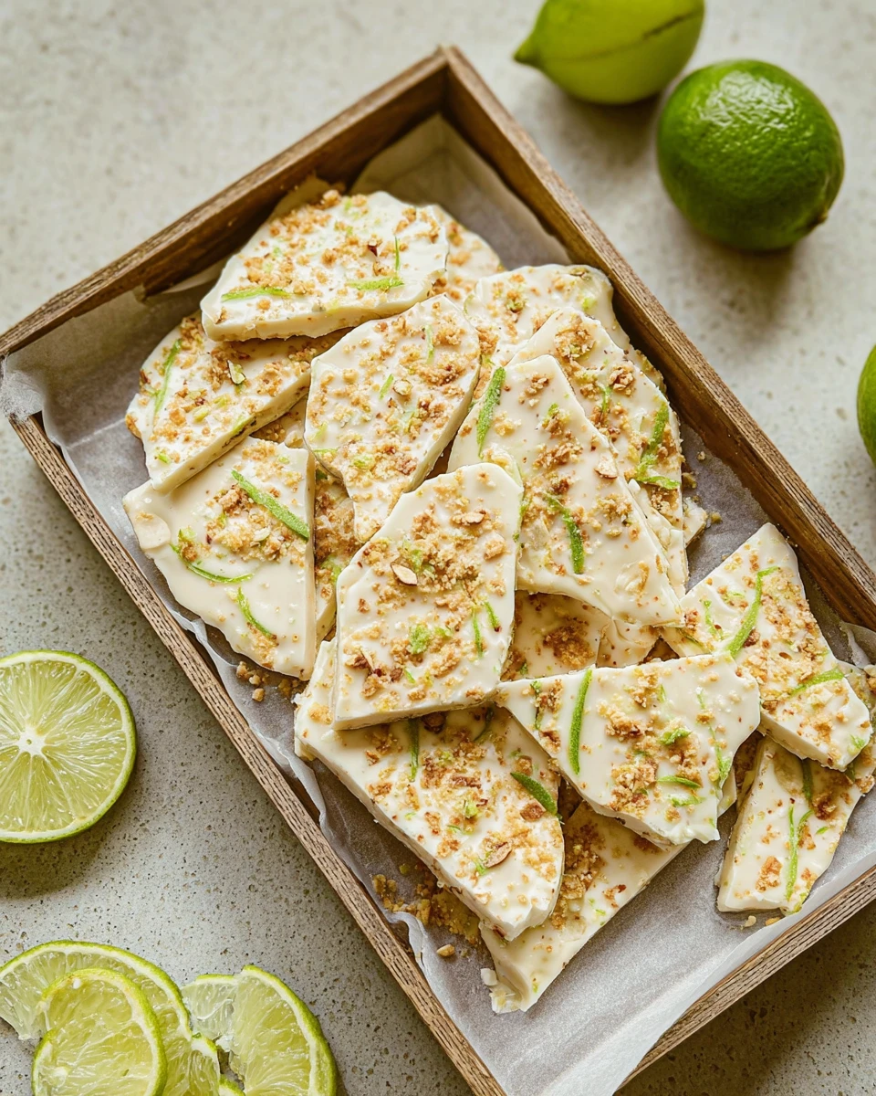 Key Lime Pie Yogurt Bark