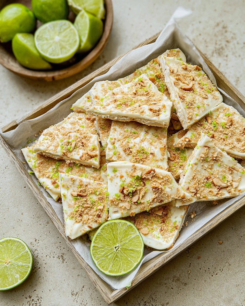 Key Lime Pie Yogurt Bark