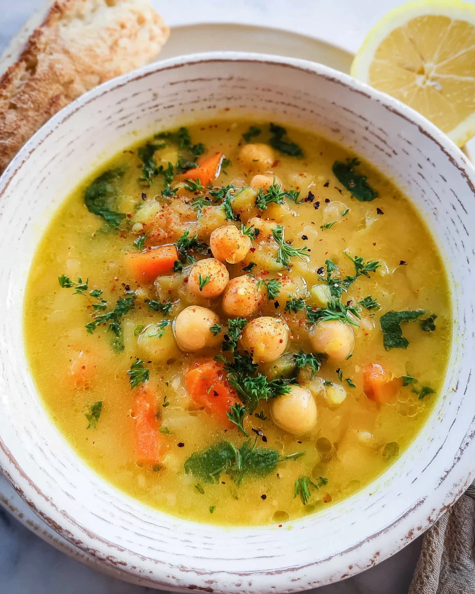 Lemon Chickpea Soup