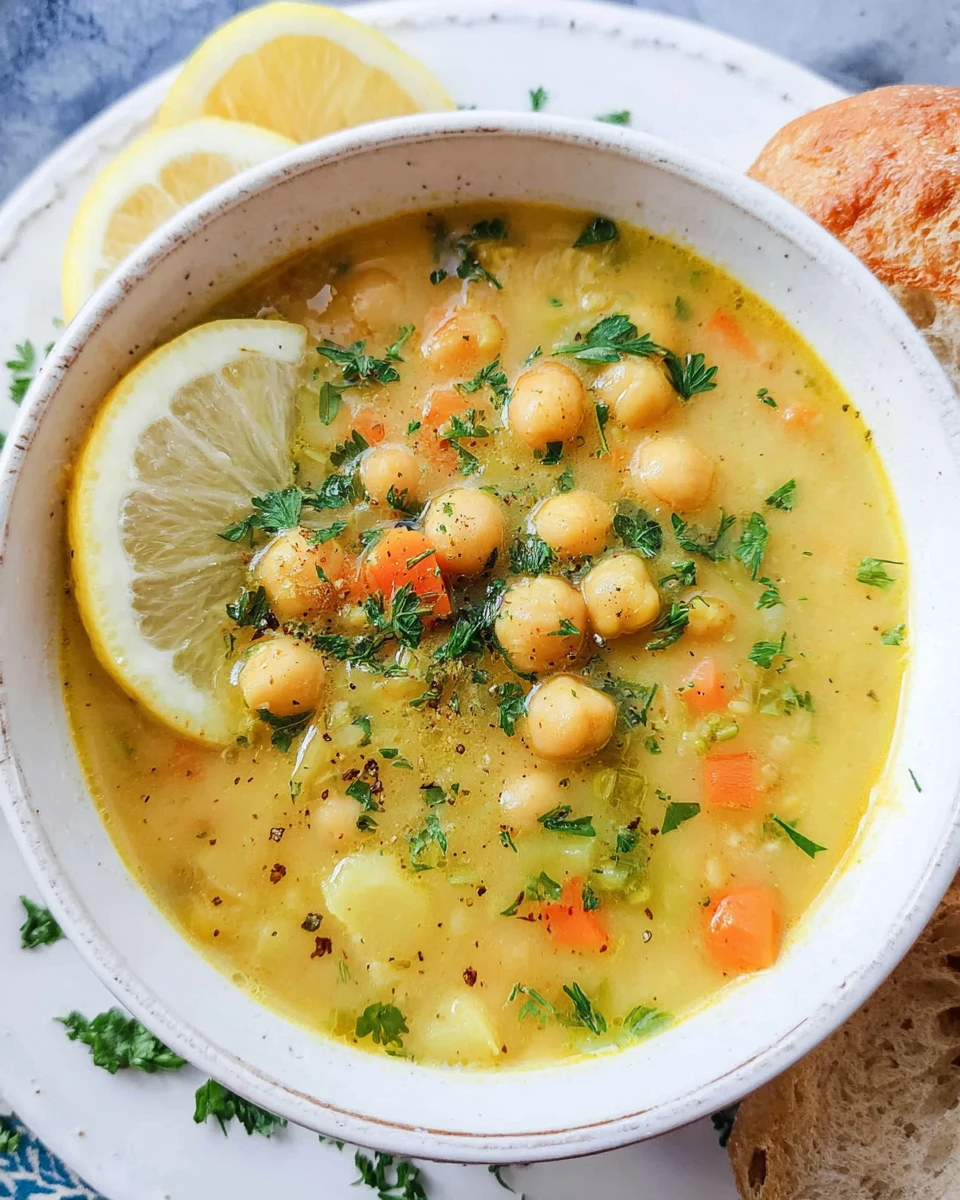 Lemon Chickpea Soup