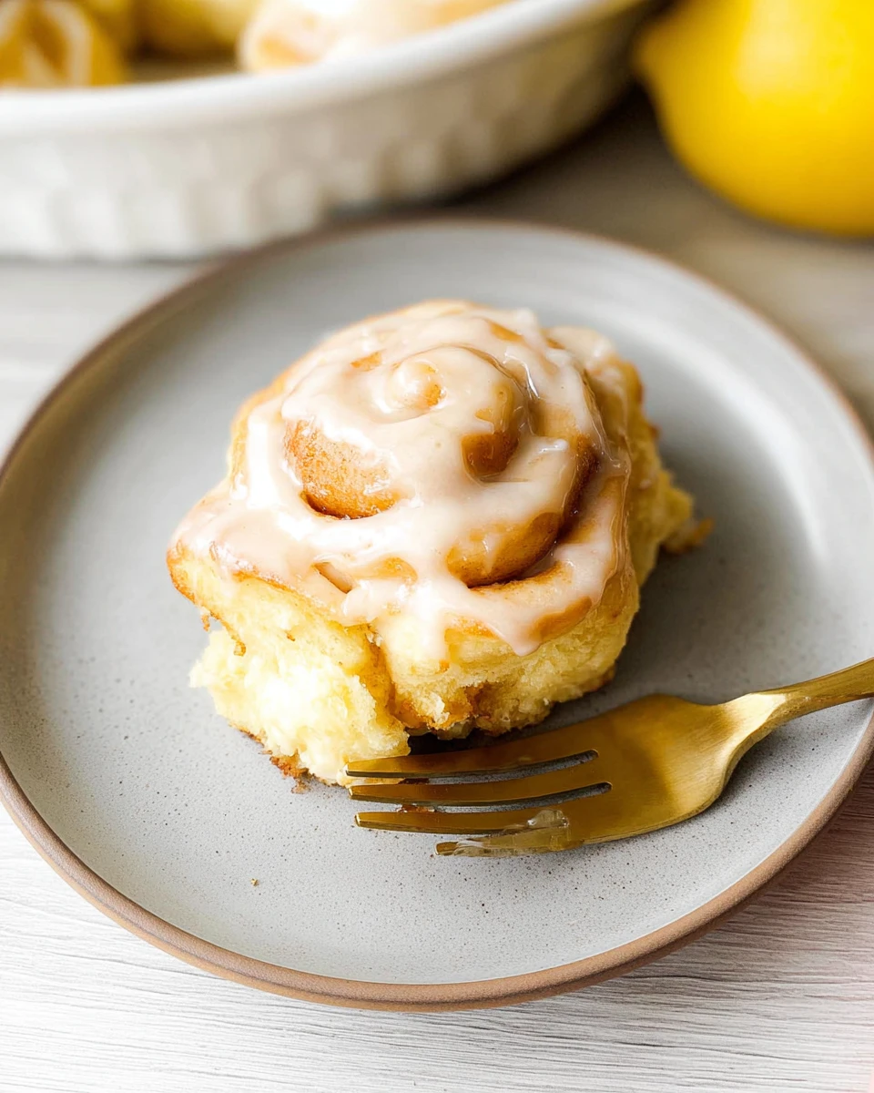 Lemon Sweet Rolls