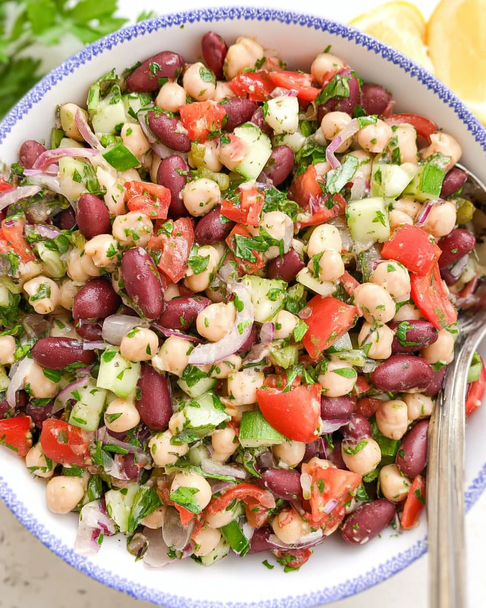 Mediterranean Bean Salad