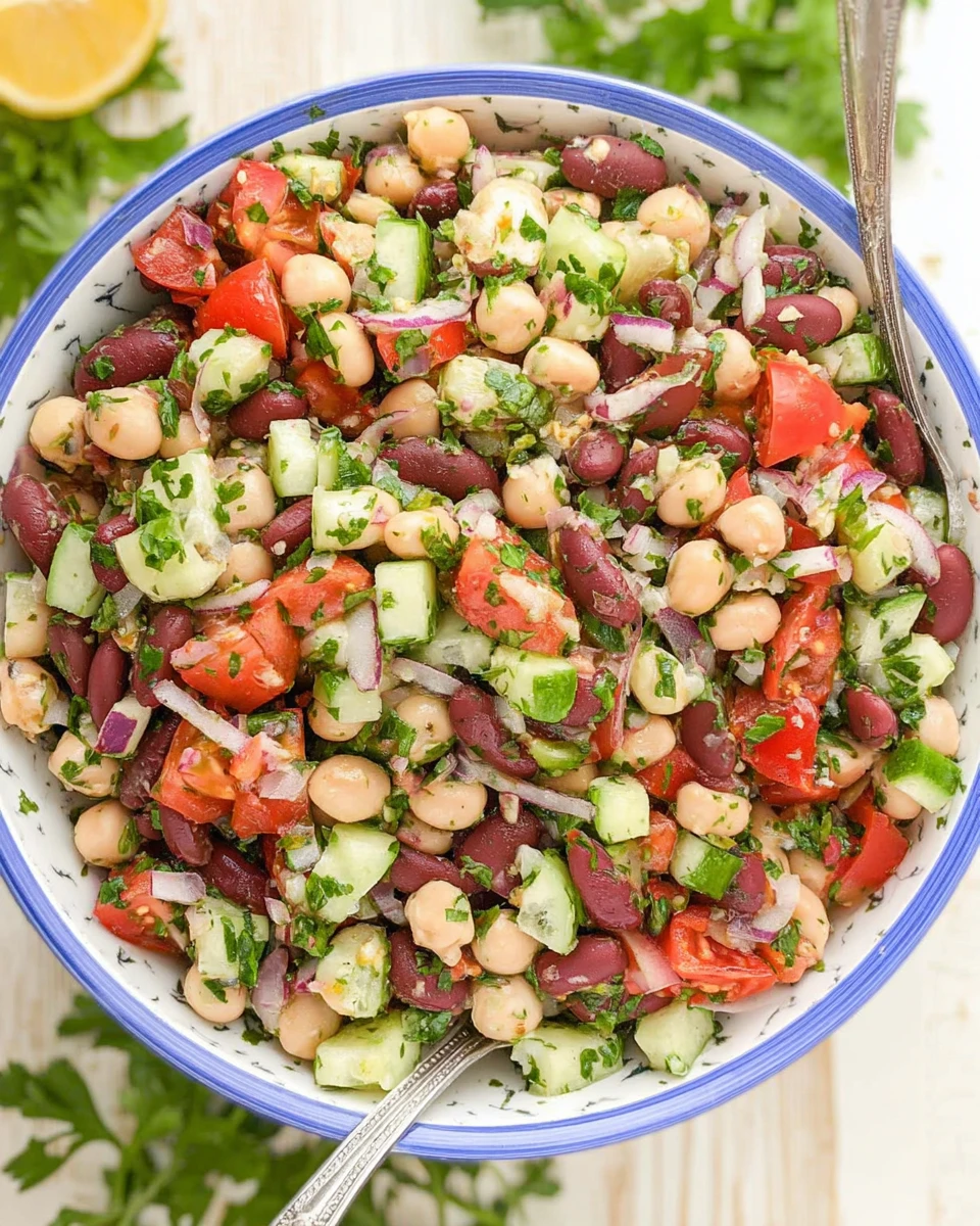 Mediterranean Bean Salad