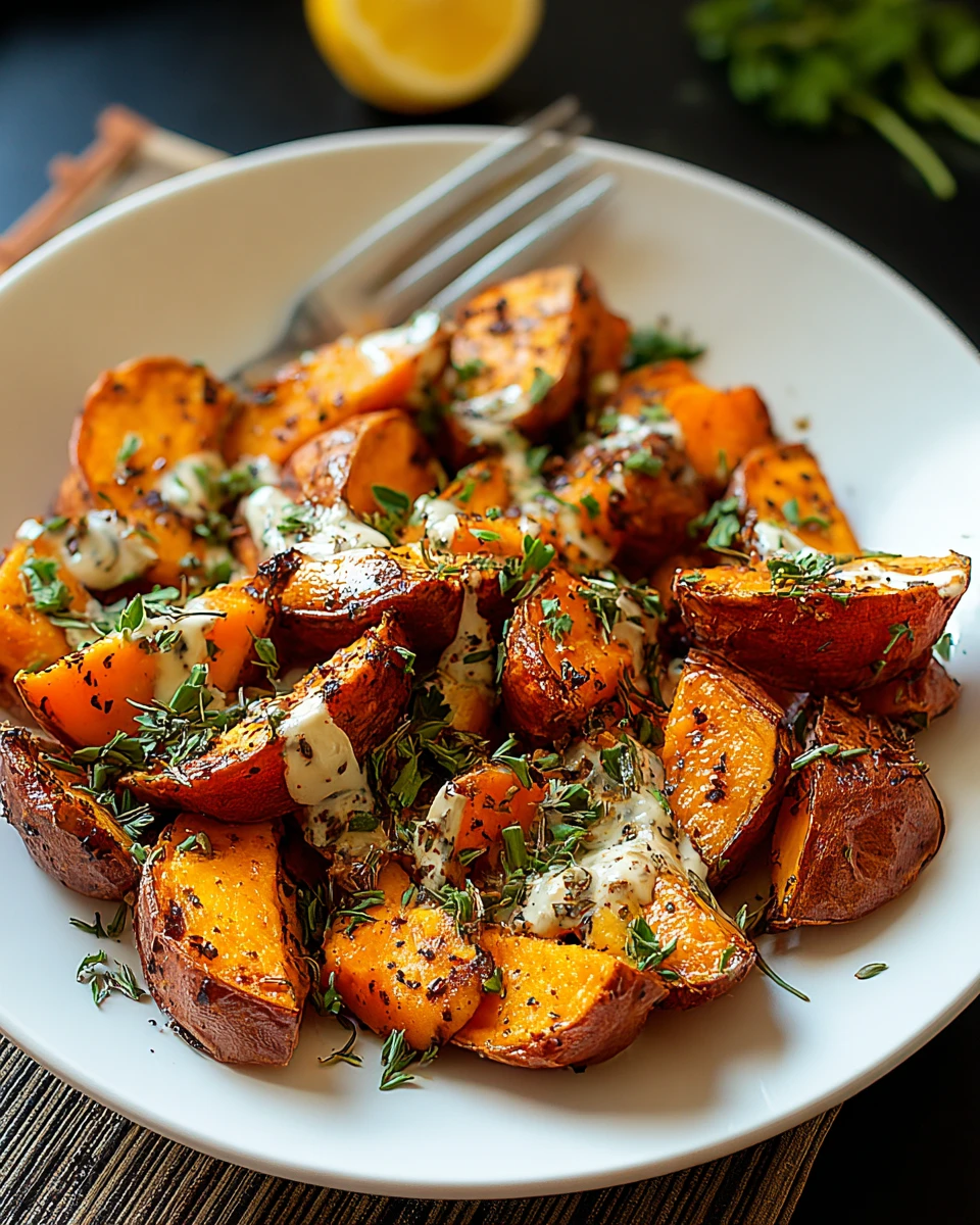 Mediterranean Sweet Potatoes