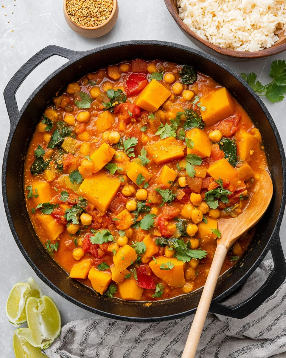 Moroccan Pumpkin & Chickpea Stew