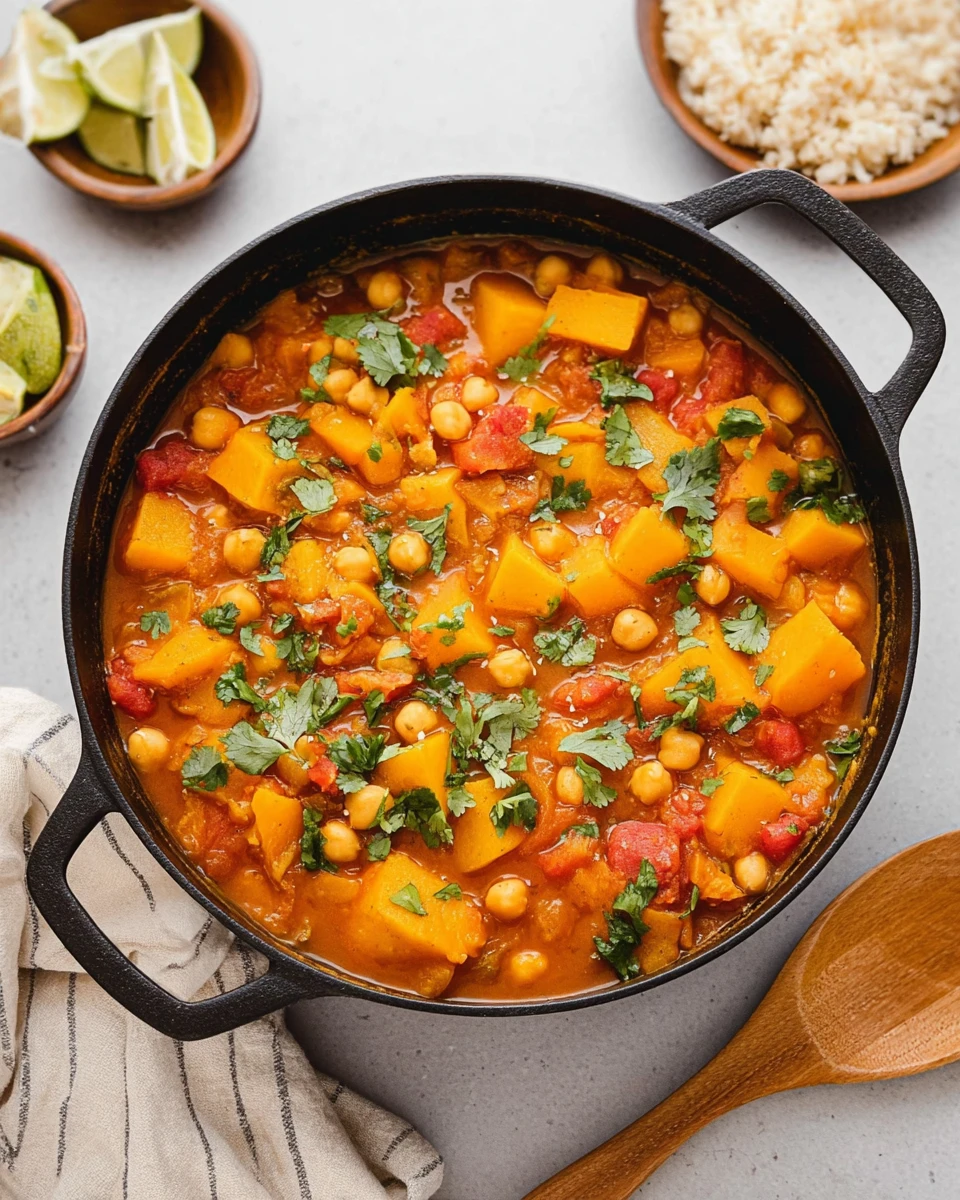 Moroccan Pumpkin & Chickpea Stew