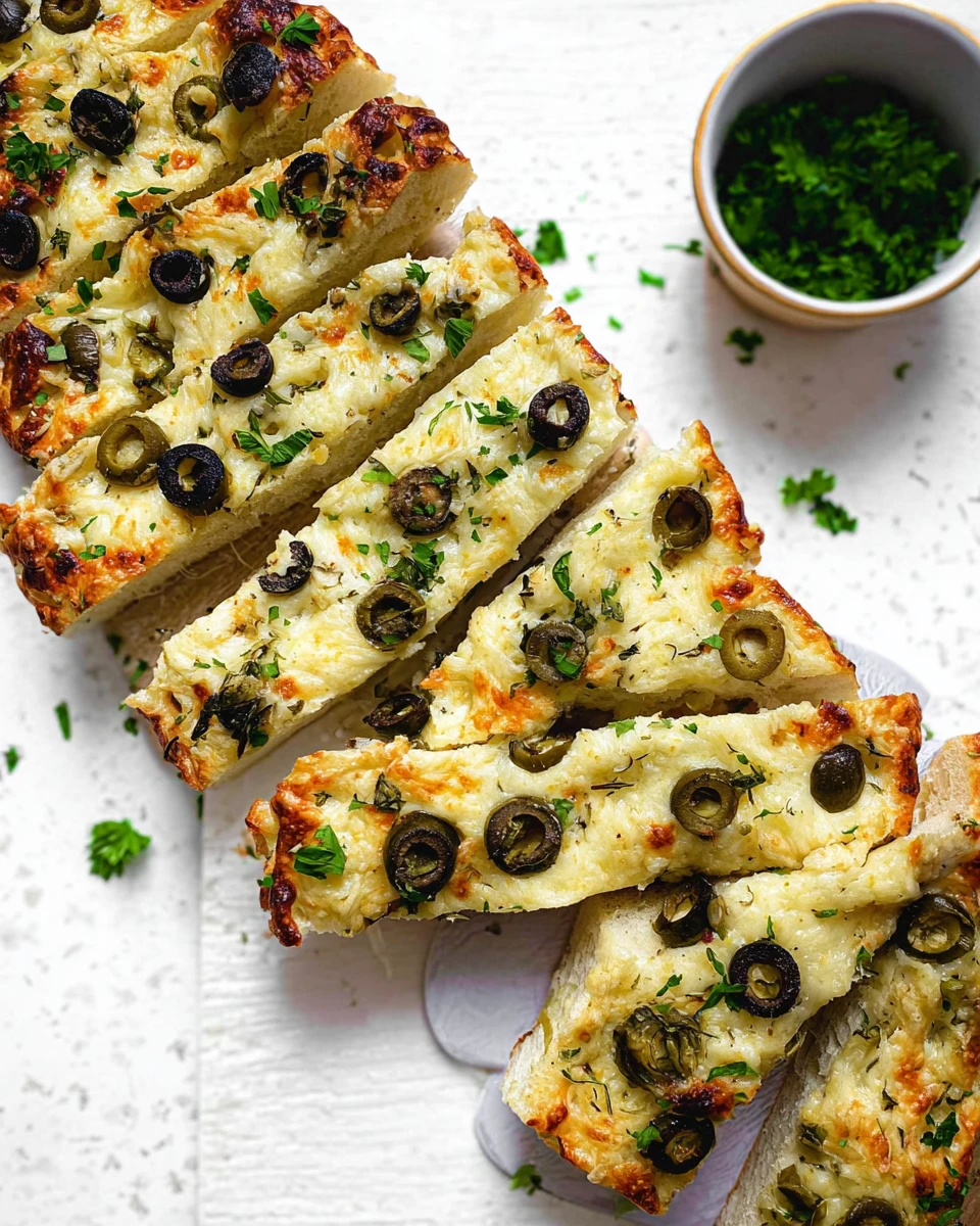 Olive Cheese Bread