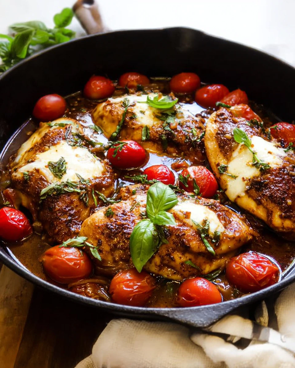 One Pan Balsamic Chicken