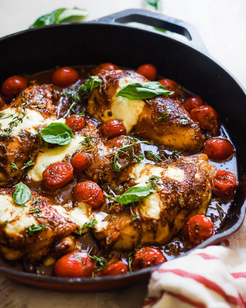 One Pan Balsamic Chicken