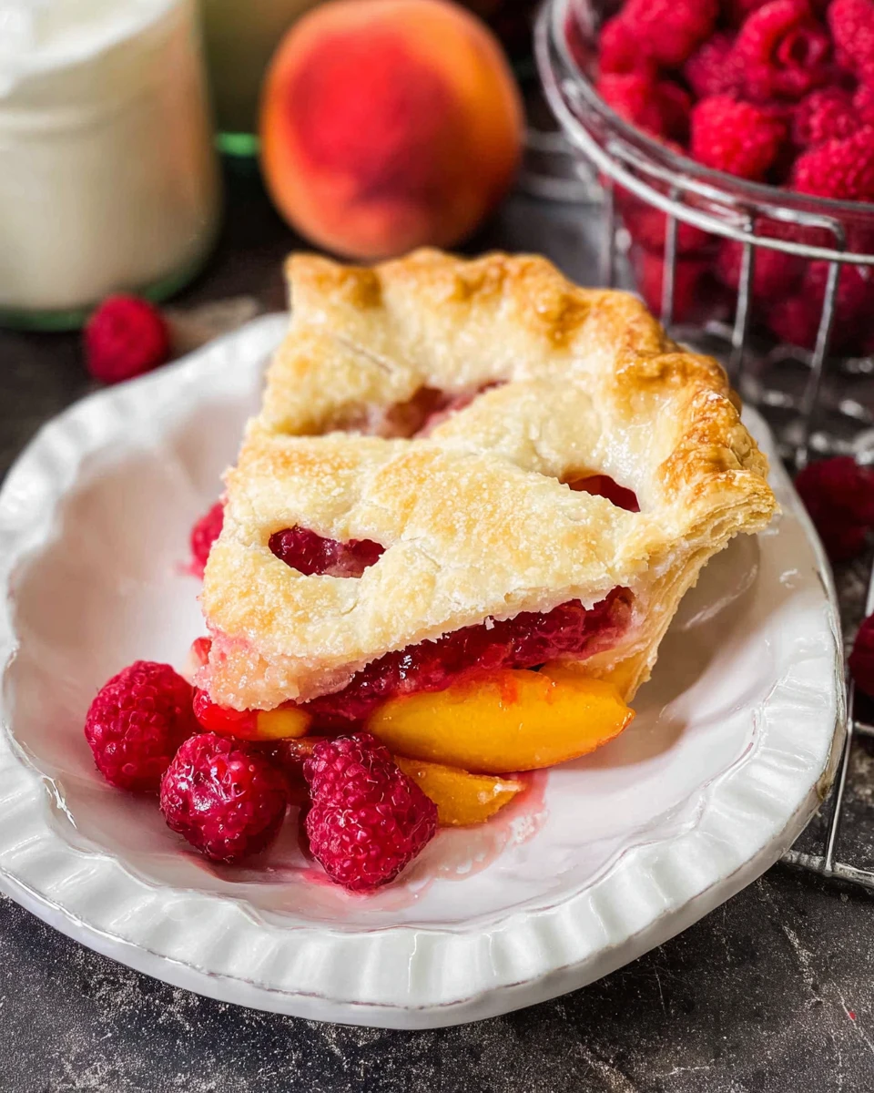 Peach Raspberry Pie