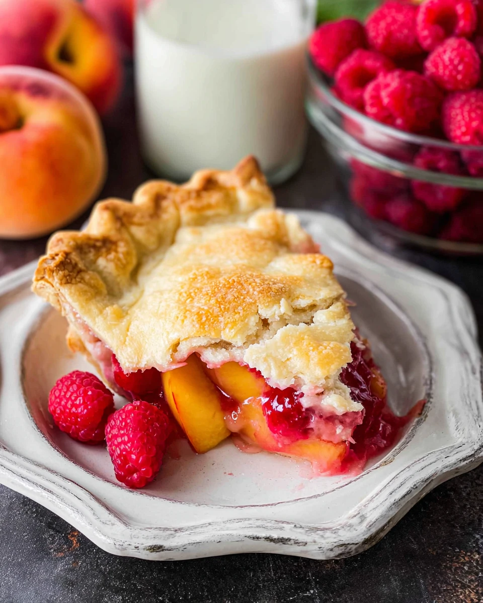 Peach Raspberry Pie