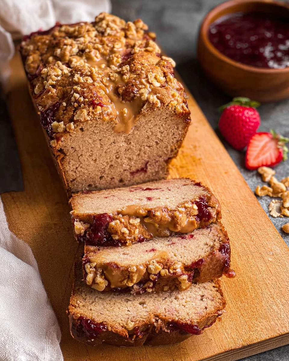 Peanut Butter Jelly Bread
