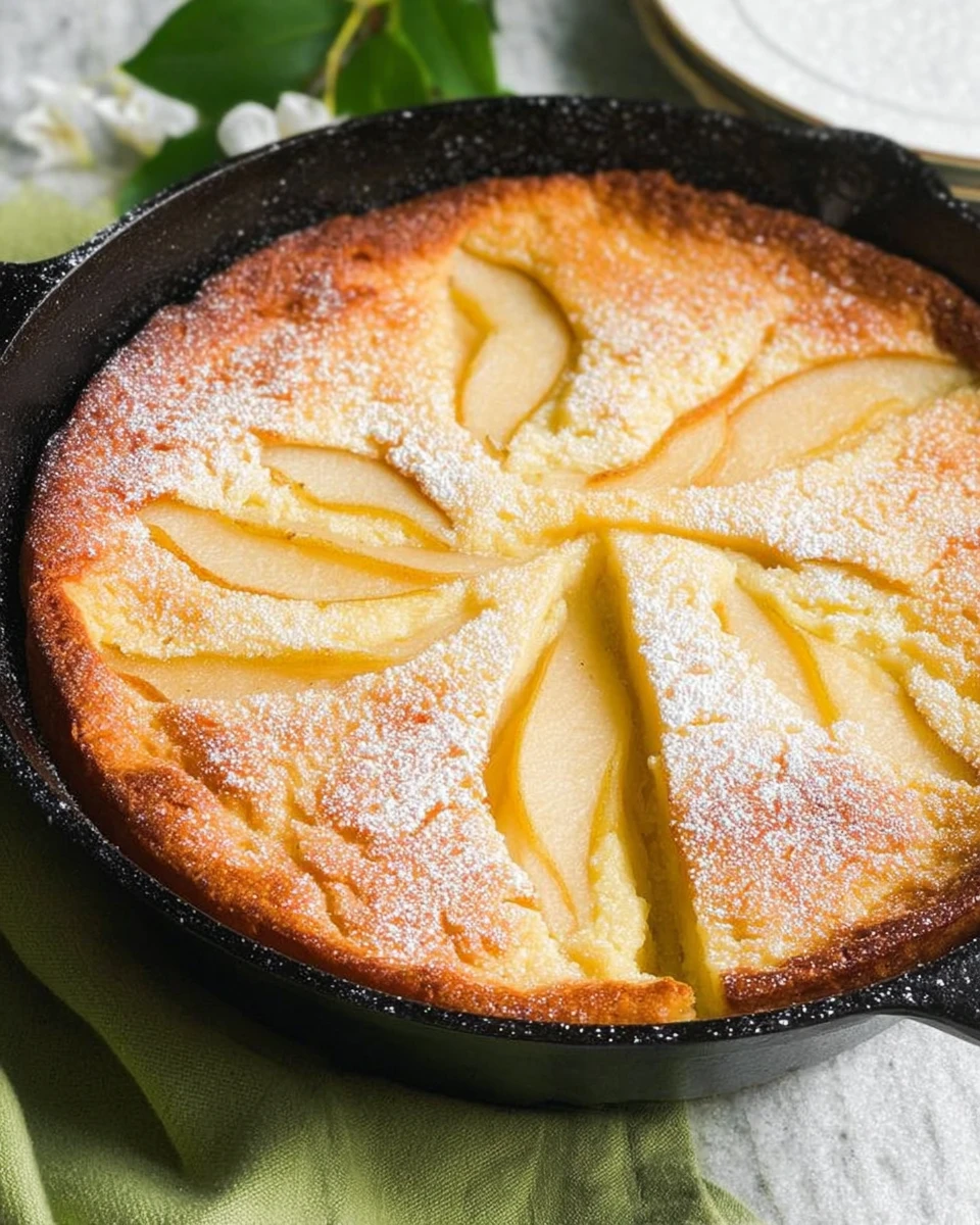 Pear Custard Pie