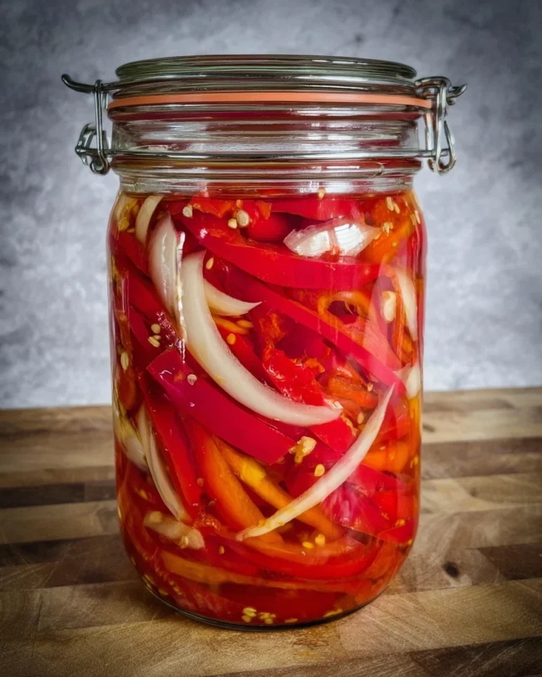 Pickled Sweet Peppers and Onions