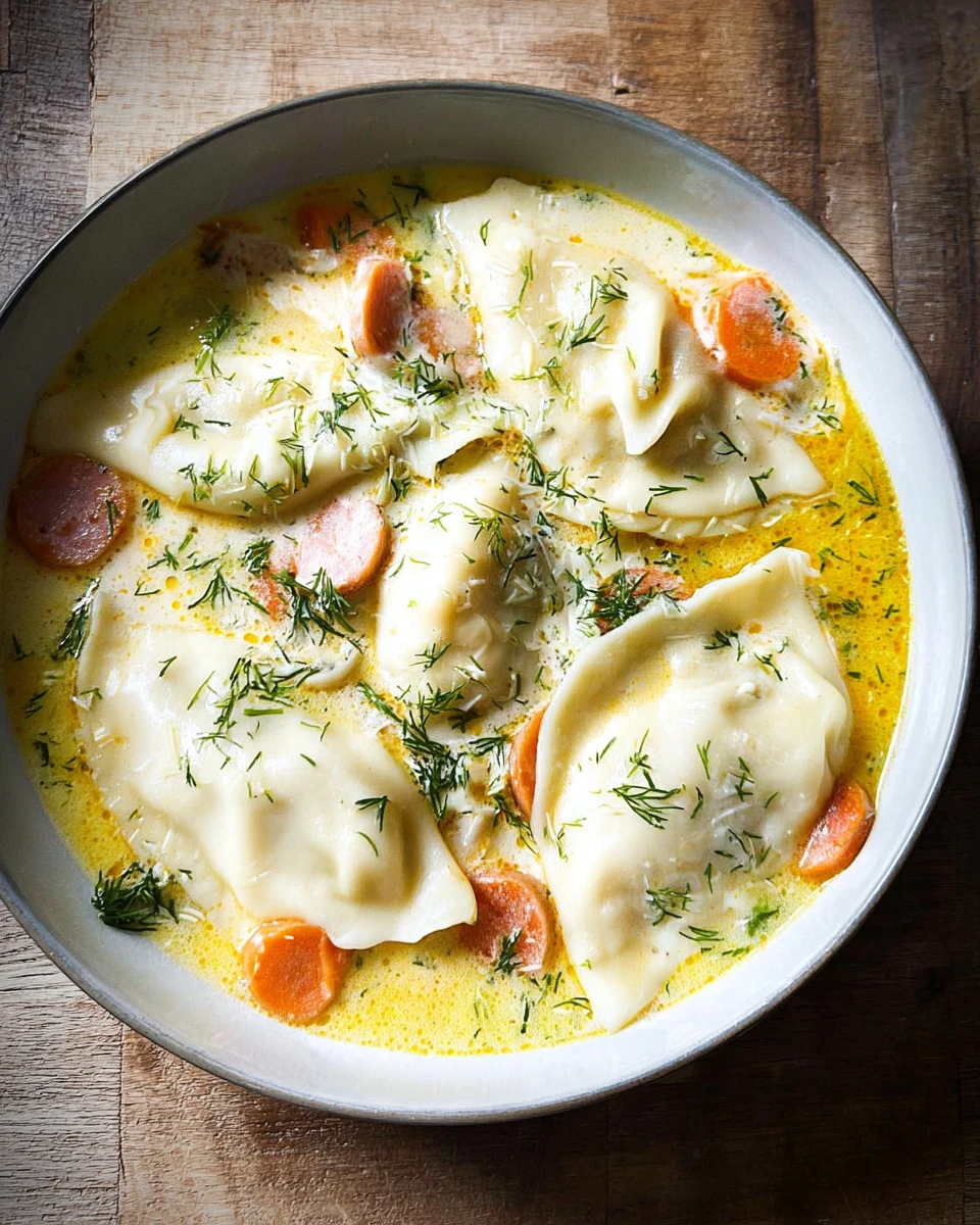 Pierogi Dill Soup