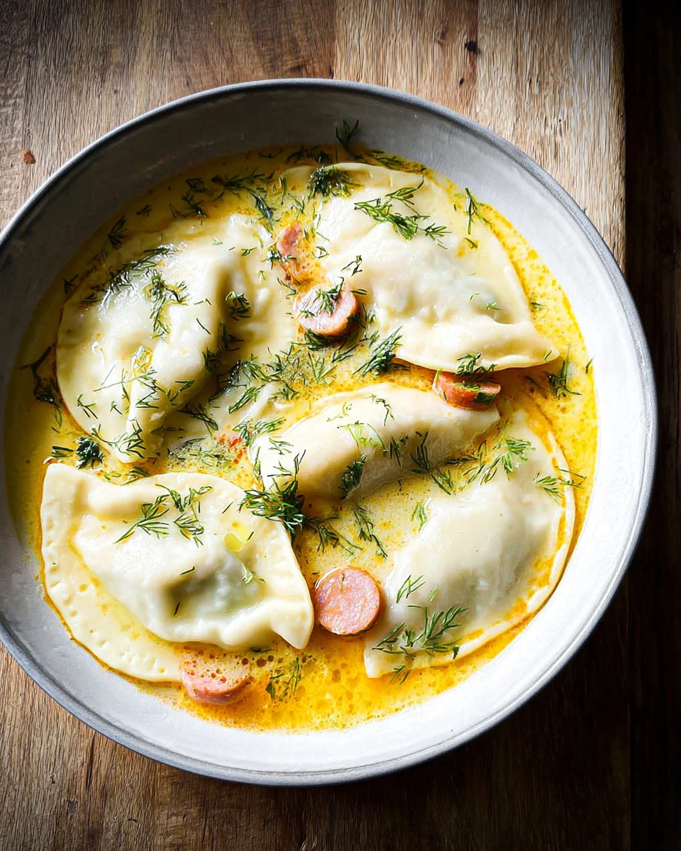 Pierogi Dill Soup