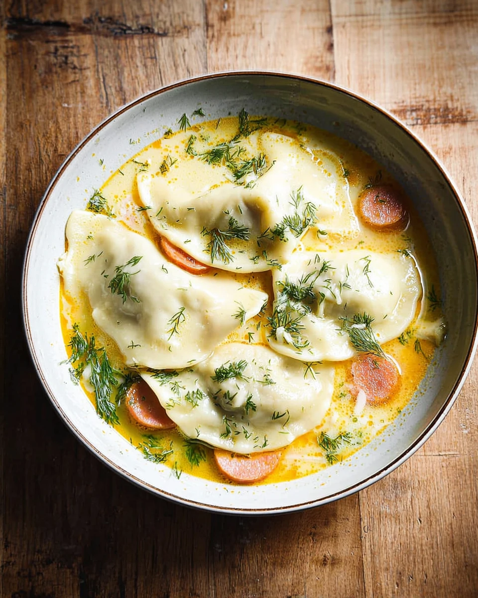 Pierogi Dill Soup