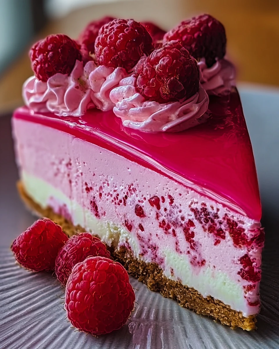 Pink Velvet Raspberry Cheesecake