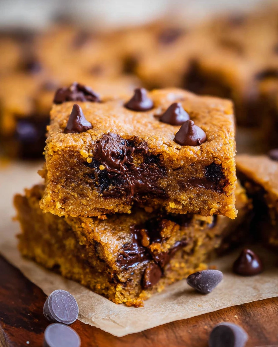 Pumpkin Bars with Chocolate Chips
