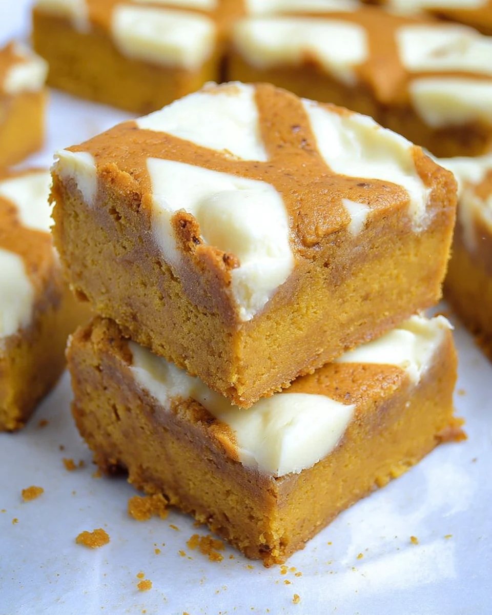 Pumpkin Bars with Cream Cheese