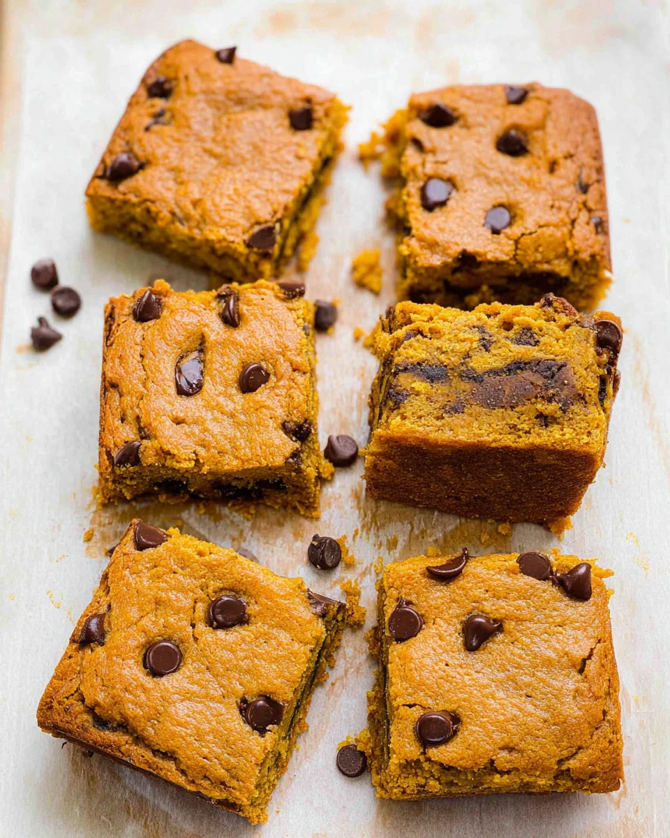 Pumpkin Blondies