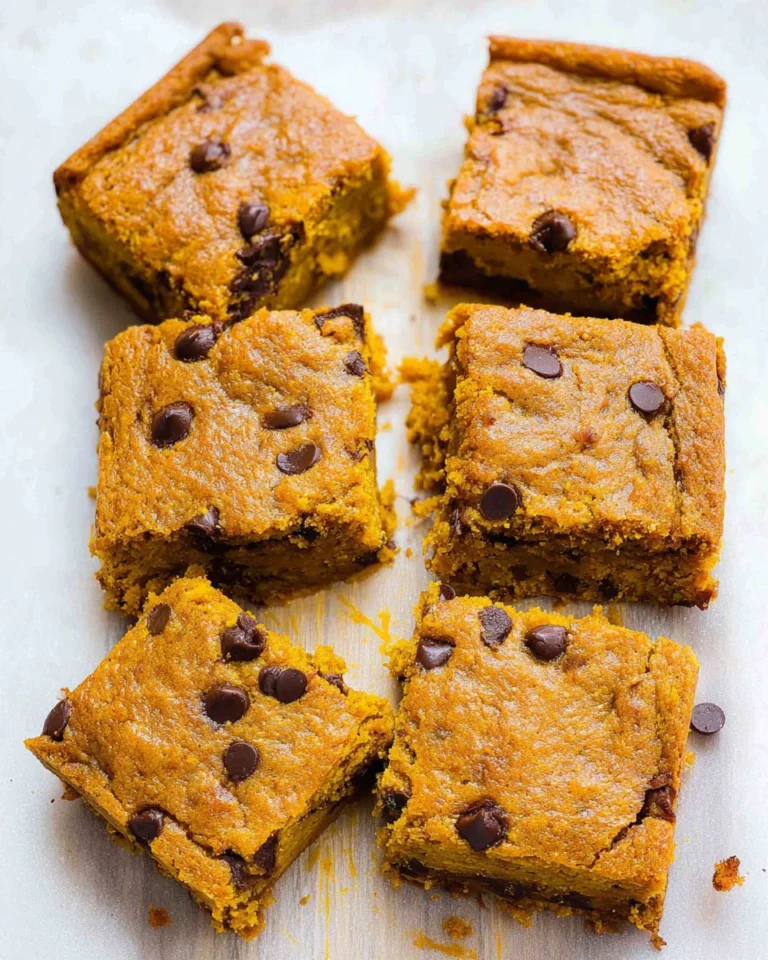 Pumpkin Blondies