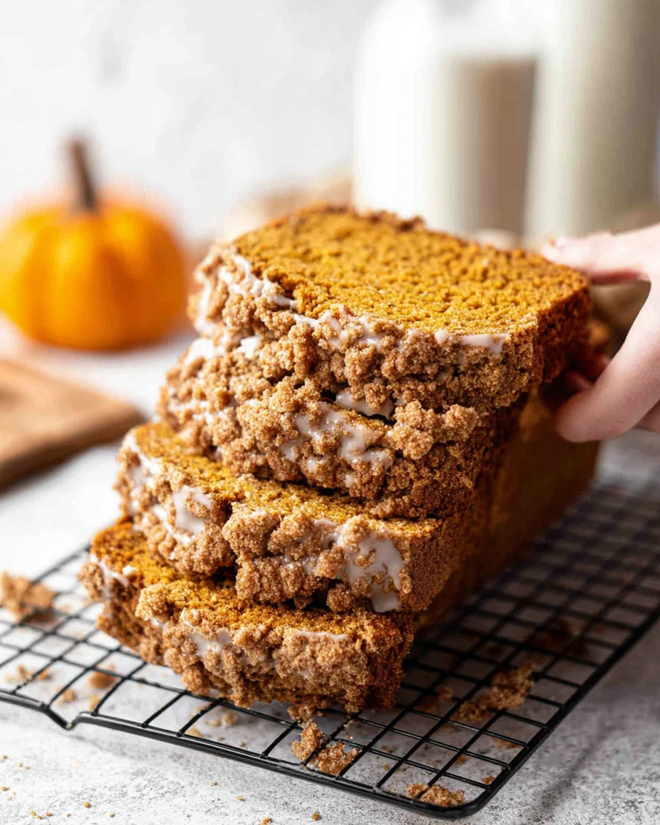 Pumpkin Bread with Maple Glaze
