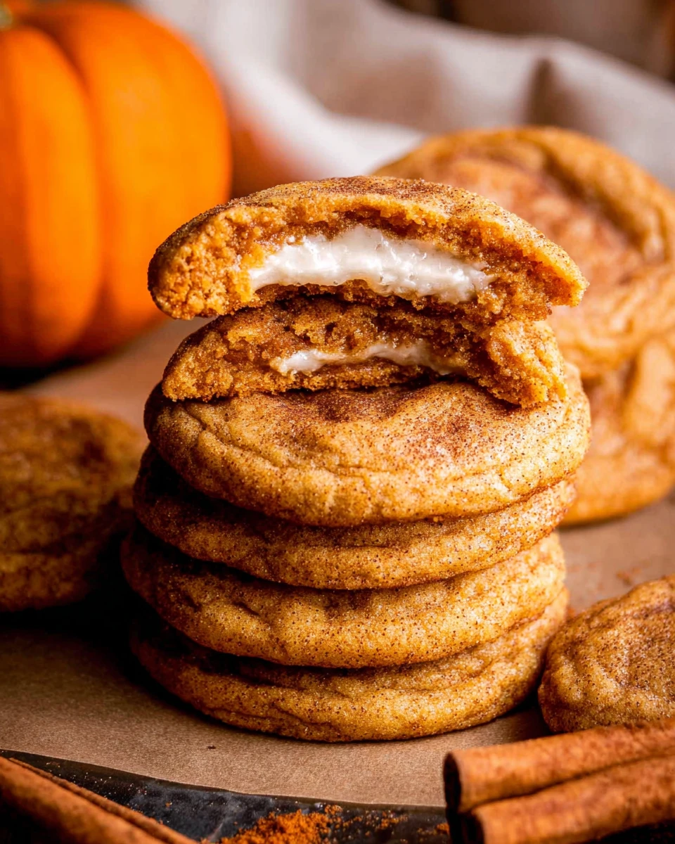 Pumpkin Cheesecake Cookies