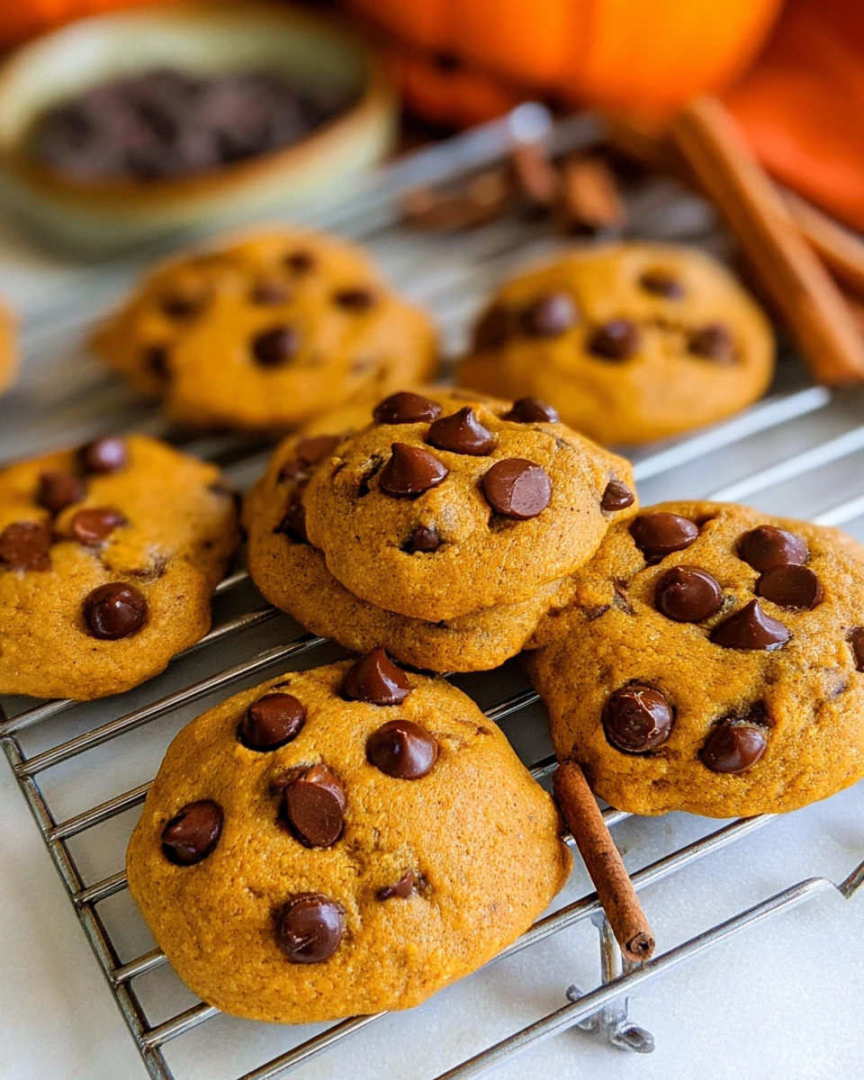 Pumpkin Chocolate Chip Cookies