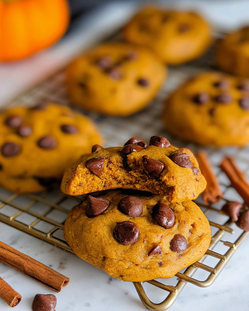 Pumpkin Chocolate Chip Cookies