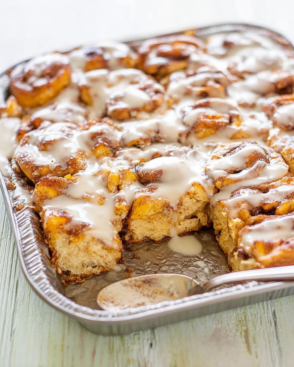 Pumpkin Cinnamon Roll Bake