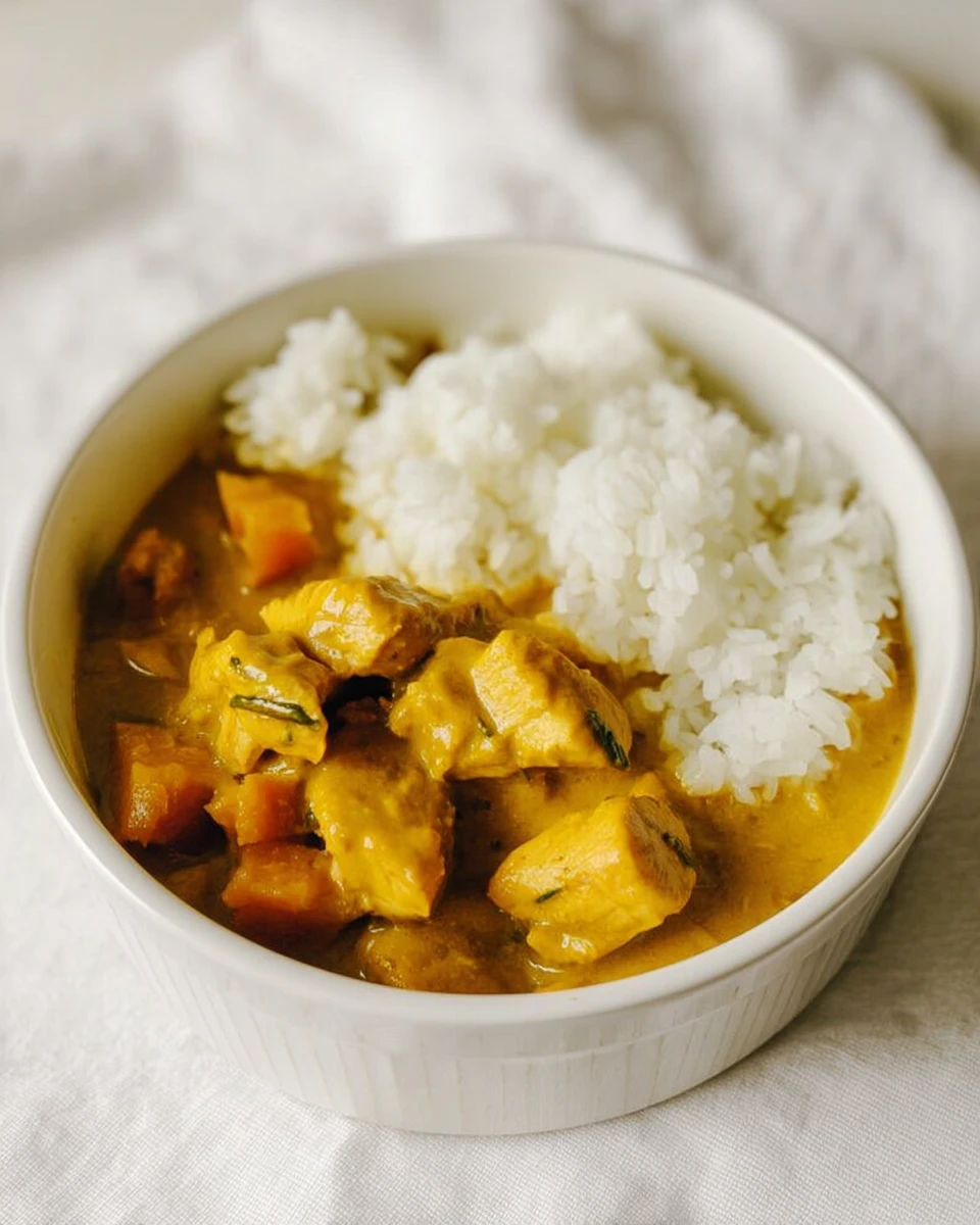 Pumpkin Coconut Chicken Curry